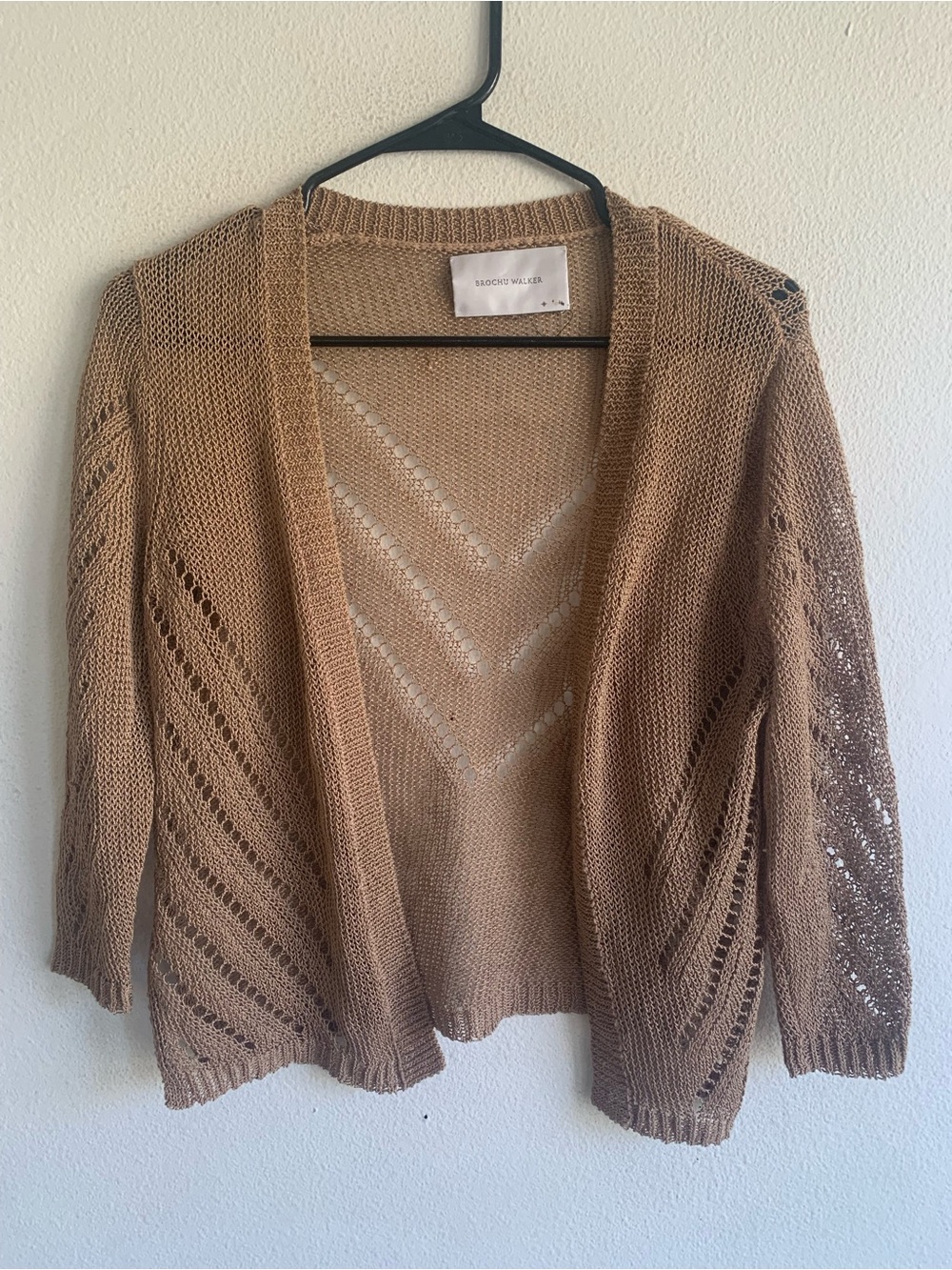 Brochu Walker Small Open Knit Cardigan sweater